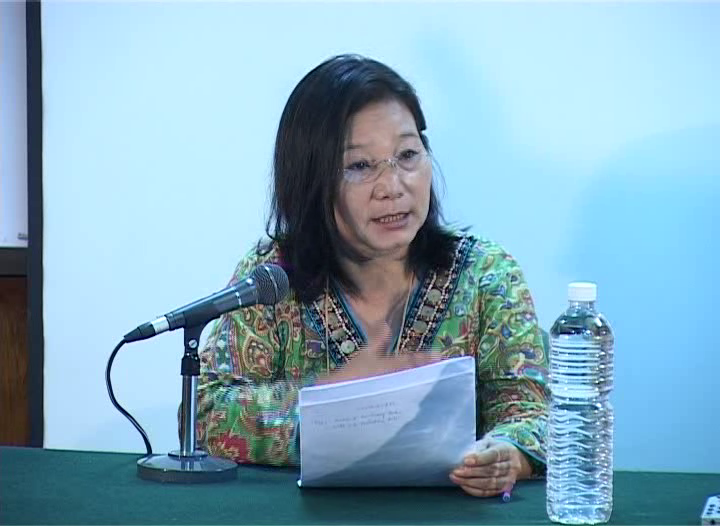 Community members gather during the Tribunal